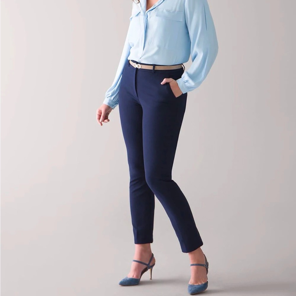 White House Black Market Elle Slim Ankle Curvy pants